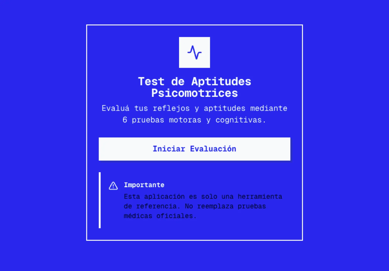 Test de Aptitudes Psicomotrices